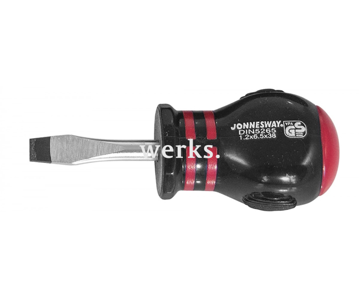 Отвертка шлицевая SL6.5 х 38 Jonnesway HERCULES D03S638