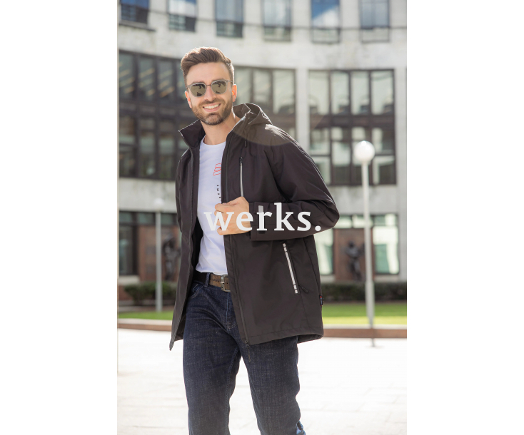 Летняя куртка-парка Brodeks KS213 черный (L)