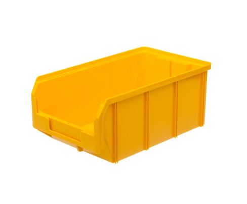 Пластиковый ящик Стелла-техник V-3-желтый 341х207x143мм, 9,4 литра