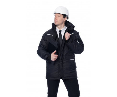 Зимняя куртка-парка Brodeks KW215 черный (4XL)