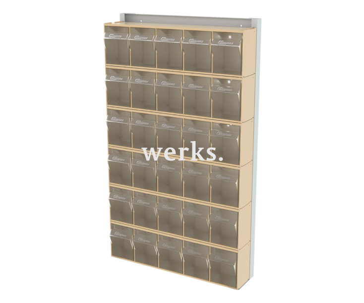 Стойка бежевая настенная Стелла-техник 402-00-00-06-B (610х40х1000)