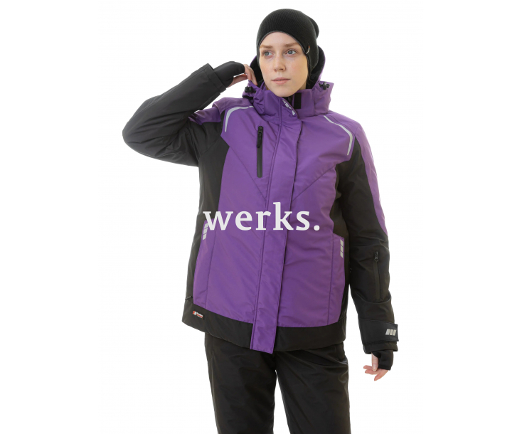 Зимняя женская куртка Brodeks KW208 фиолетовый (M)