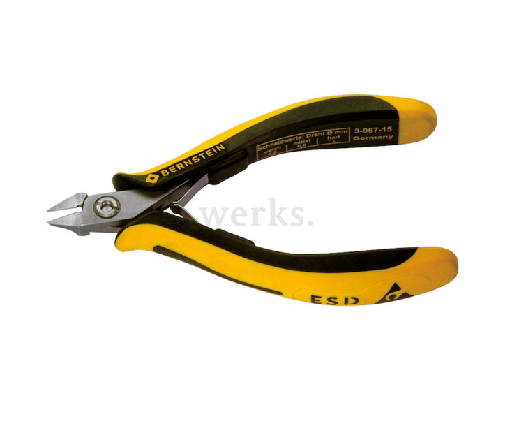 Бокорезы тонкие прецизионные TECHNICline  антистатические Bernstein BS-3-967-15