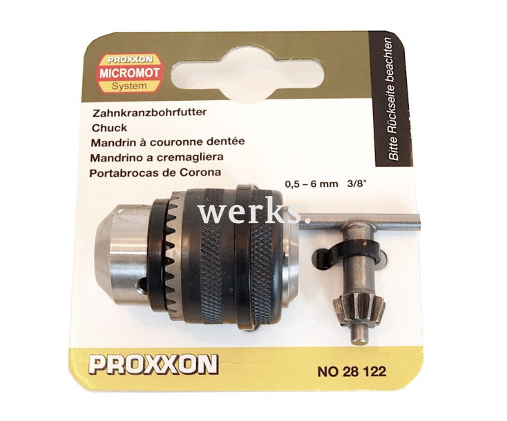 Патрон RÖHM до 6.0 мм для TBM 220 Proxxon 28122