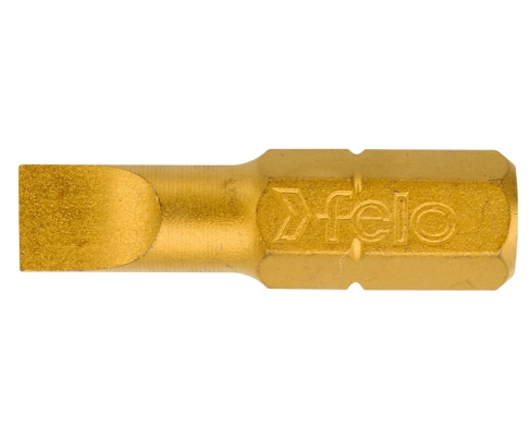 Бита Felo TIN серия 020 6,5 x 25 шлицевая 02061070