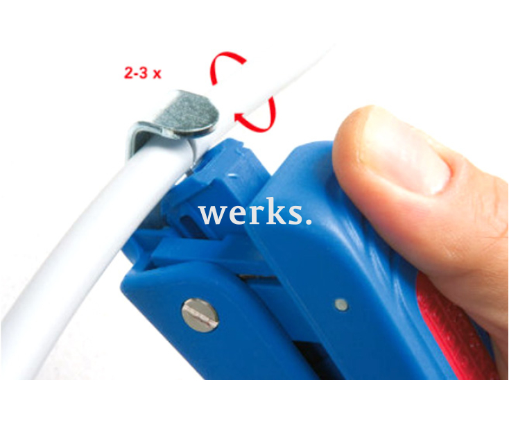 Стриппер Duo No. 200 для снятия изоляции с круглых кабелей Weicon WCN51000200