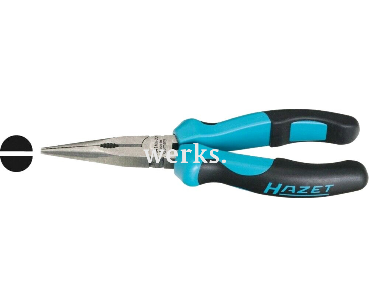 Длинногубцы комбинированные режущие 165 мм Hazet 1841MA-22