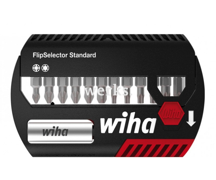 Набор с битами PZ TX Wiha FlipSelector Standard SB 7947-905 39061, 13 предметов в блистере