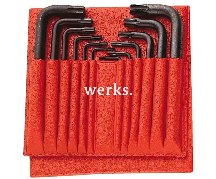 Набор штифтовых ключей TORX Facom 89.JL8 8 пр.