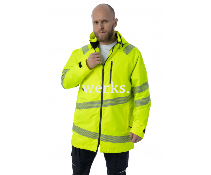 Летняя сигнальная куртка-парка Brodeks KS223 желтый (L)