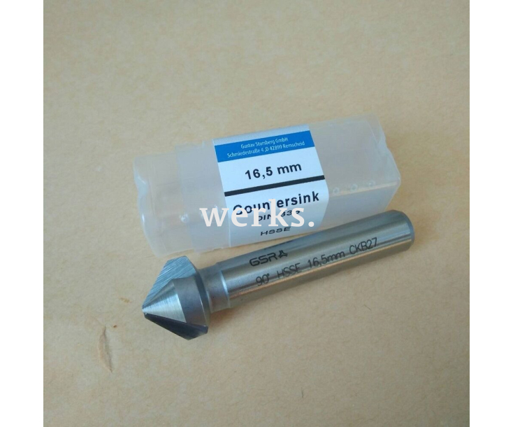 Зенковка CBN DIN335 C/90° HSSE 16,5 mm М8 GSR B04044165