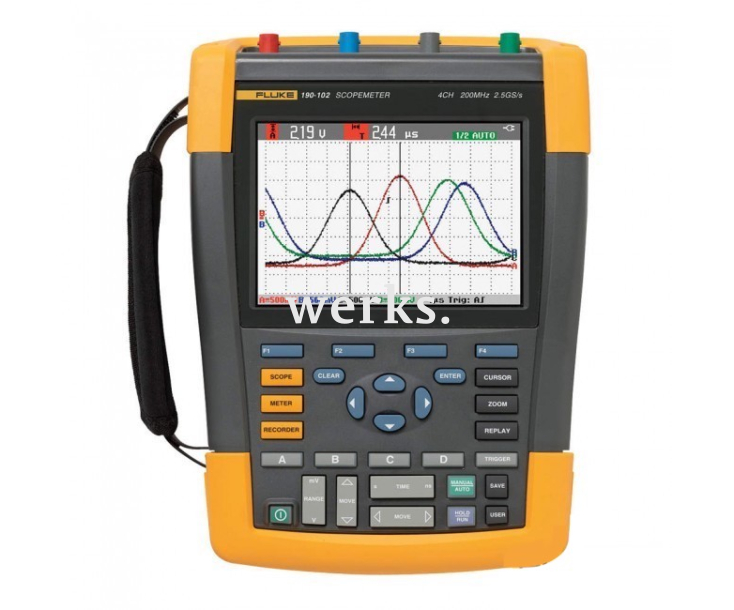 Осциллограф-мультиметр цифровой Fluke 190-102/S 4025383