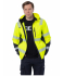 Сигнальная куртка софтшелл Brodeks KS227 желтый/черный (L)