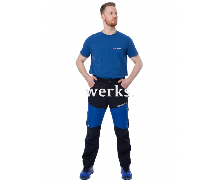 Брюки Brodeks KS334 синий/черный (54)