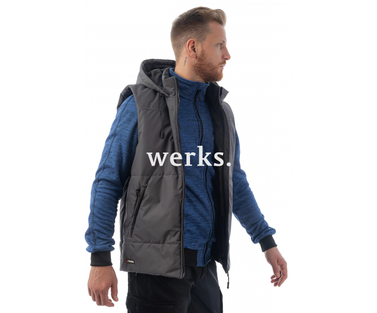 Жилет утепленный Brodeks KW112 серый (M)