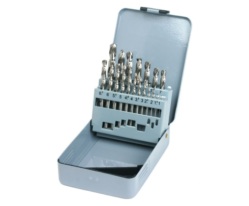 Набор свёрл DIN 338 HSSE 1,0-10,0 мм 19 шт GSR 08347100