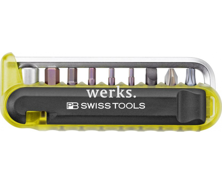 Набор сменных бит SL PH TX HEX формы C6,3 PB Swiss Tools PB 470.Yellow 10 шт. 0.8 x 5.5