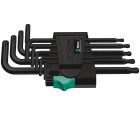 Набор Г-образных ключей Wera 967 PKL/9 TORX® BlackLaser WE-024242