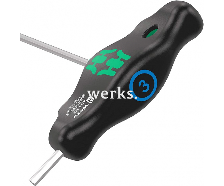 Отвертка Hex-Plus 454 HF 10.0 х 100 с поперечной ручкой, с фиксирующей функцией Wera WE-023354
