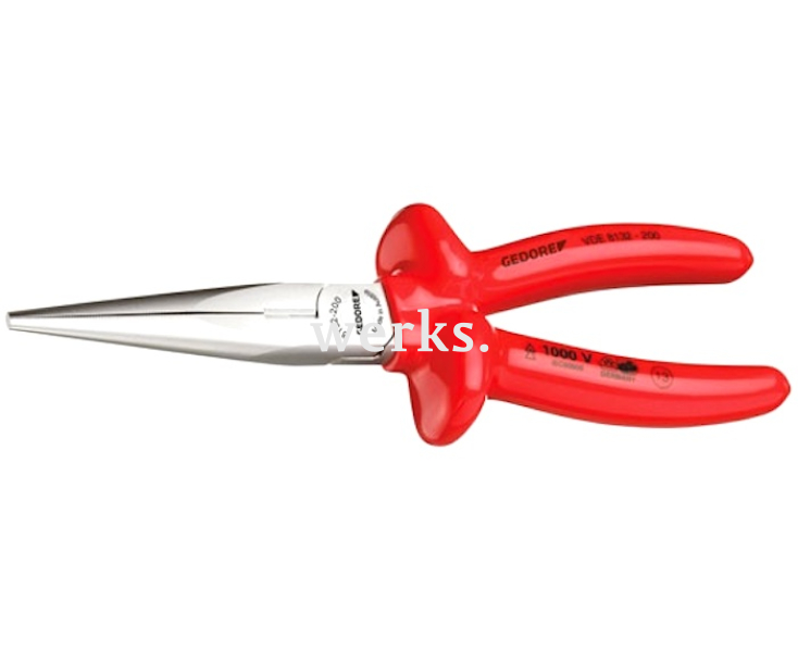 Длинногубцы VDE 8132-160 прямые 160 мм Gedore 6721570
