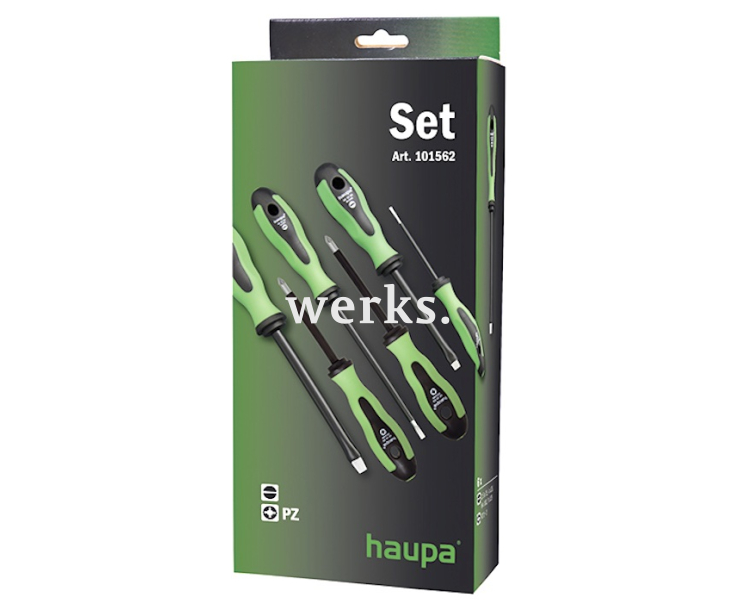 Набор отверток PZ SL 6 предметов Haupa 101562