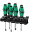 Набор отверток SL PH PZ TORX Wera Kraftform Plus Lasertip 335/350/367/7 WE-320540  + подставка