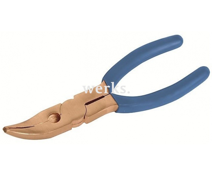 Плоскогубцы искробезопасные изогнутые под углом 45° Endres Tools 0631801C