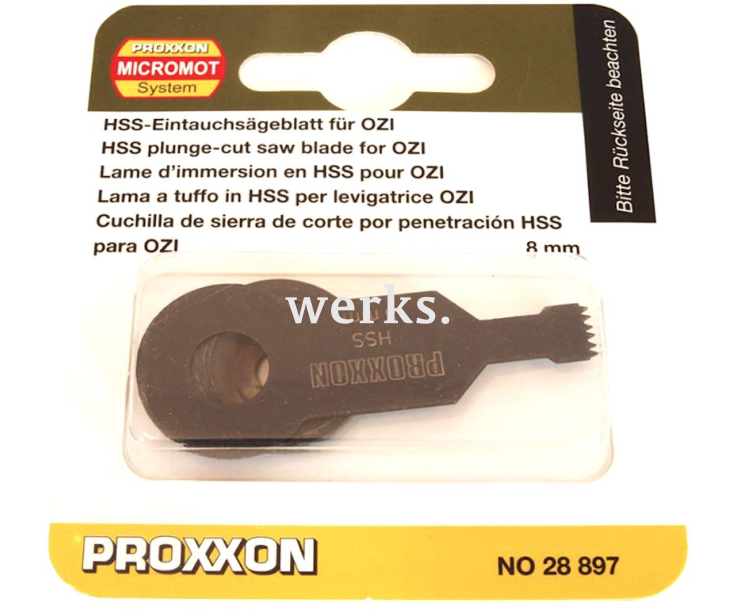 Отрезной сегмент из быстрорежущей стали 8 мм для OZI/E Proxxon 28897