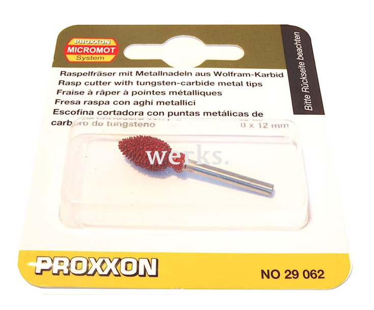 Фреза обдирочная (пуля Ø8 мм) Proxxon 29062