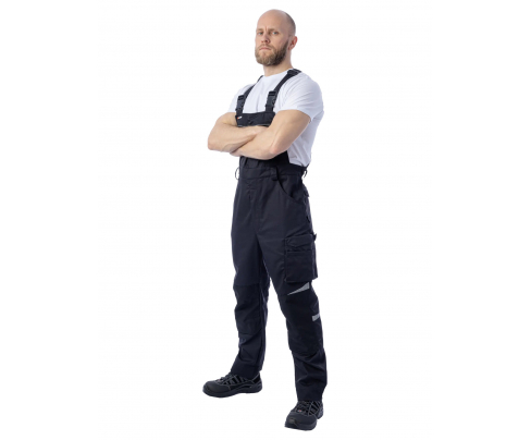 Полукомбинезон Brodeks KS402 черный (XXXL)