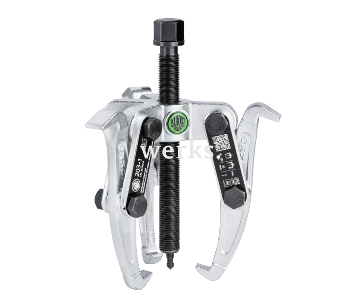 Универсальный трёхзахватный съёмник с разворотными захватами KUKKO 203-1