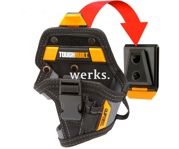 Кобура для шуруповерта быстросъемная малая TOUGHBUILT TB-CT-20-S
