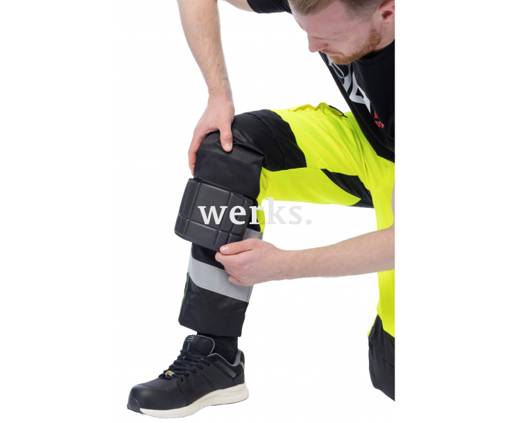 Сигнальные брюки Brodeks KS313 желтый/черный (52)