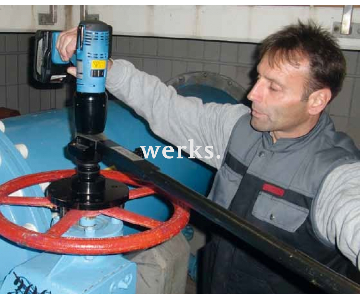 Аккумуляторный динамометрический гайковерт, серия LDA S для вентилей, квадрат 3/4 дюйм, 41 об/мин, Losomat LDA - 07S