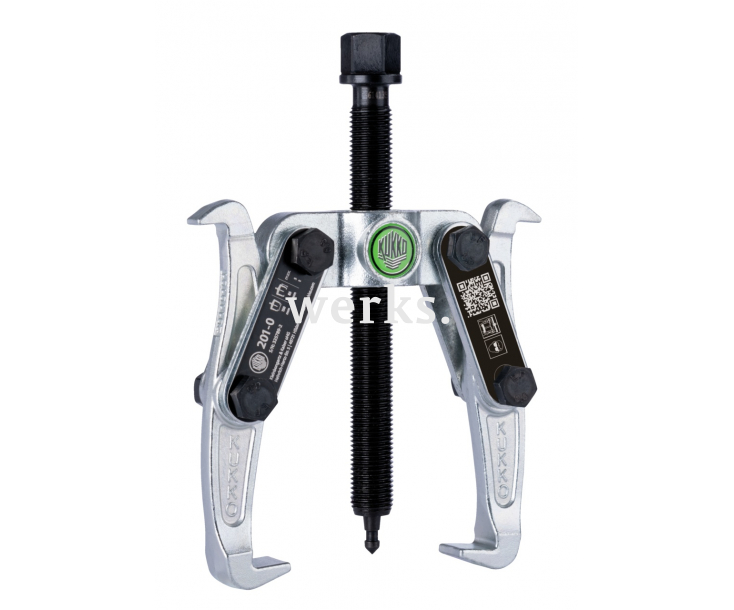 Универсальный двухзахватный съёмник с разворотными захватами KUKKO 201-0