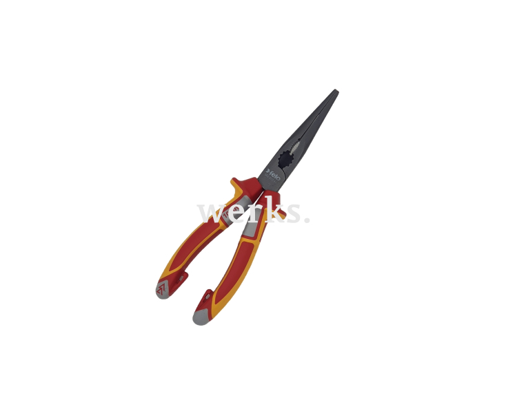 Длинногубцы прямые режущие VDE Felo 205 мм 58202040