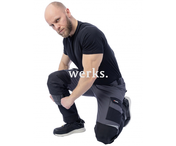 Брюки Brodeks KS302 серый/черный (52)