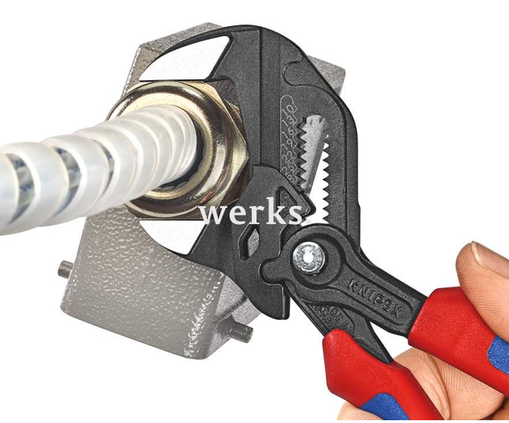 Клещи переставные-гаечный ключ фосфатированные, 180 мм Knipex KN-8602180