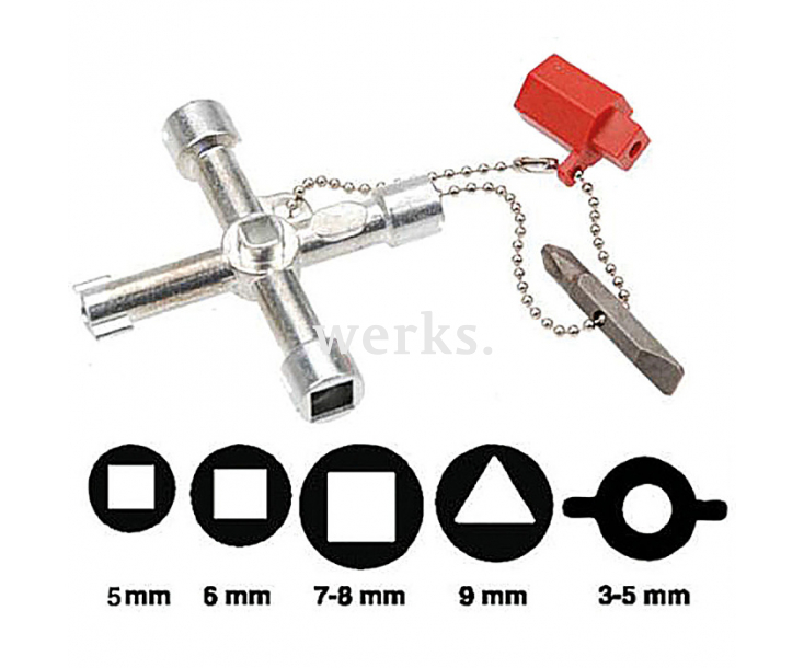 Универсальный ключ 72 x 72 mm Padre 143800000