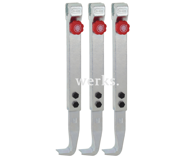 3 захвата с быстрой регулировкой (комплект) KUKKO 3-302-S