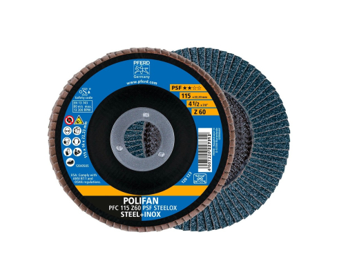Круг шлифовальный Pferd PFC 115 Z 60 PSF STEELOX