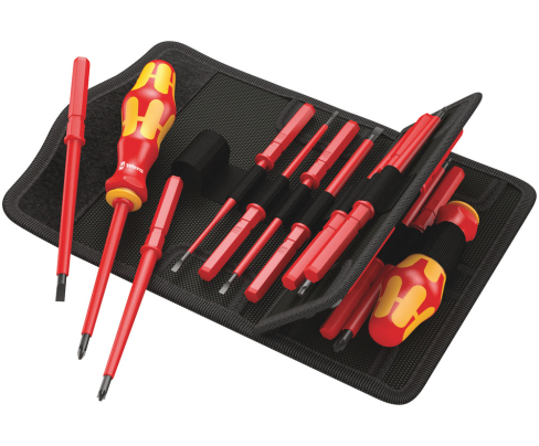 Набор отверток PH PZ TORX SL Wera Kraftform Kompakt 60i+iS/62i/65i/67i/17 WE-059030