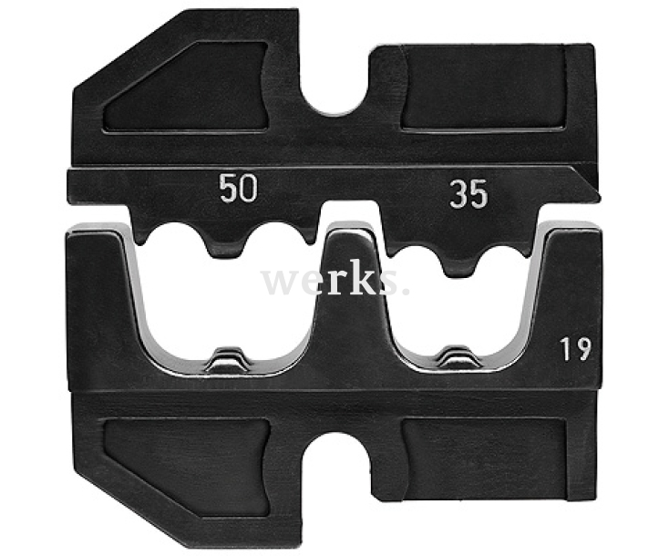 Плашка опрессовочная для контактных гильз Knipex KN-974919