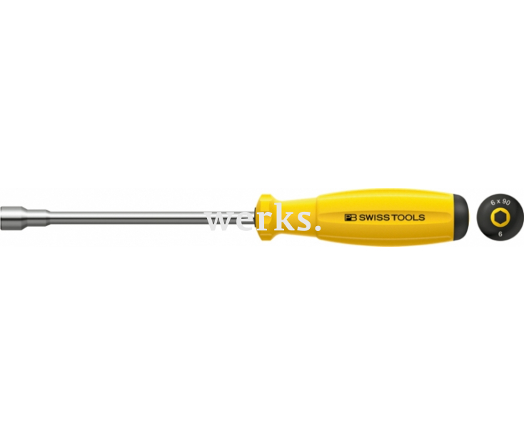 Отвертка-торцовый ключ HEX Nut антистатическая SwissGrip ESD PB Swiss Tools PB 8200.5,5-90 ESD M5,5