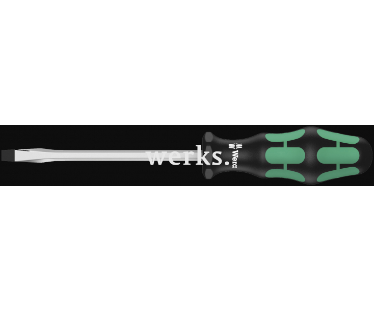 Отвертка Wera Kraftform 378 B WE-007360 1.6 x 10.0 x 600 шлицевая