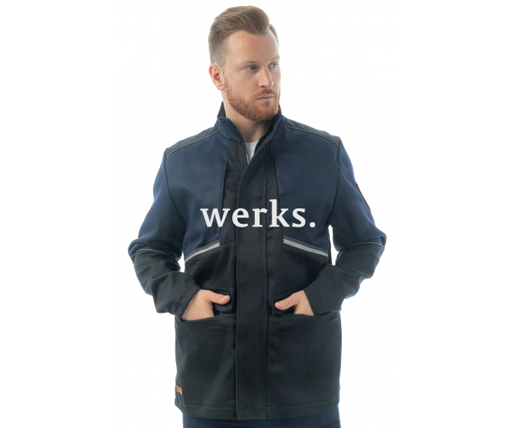 Куртка сварщика Brodeks FS28-01 т.синий/черный (L)