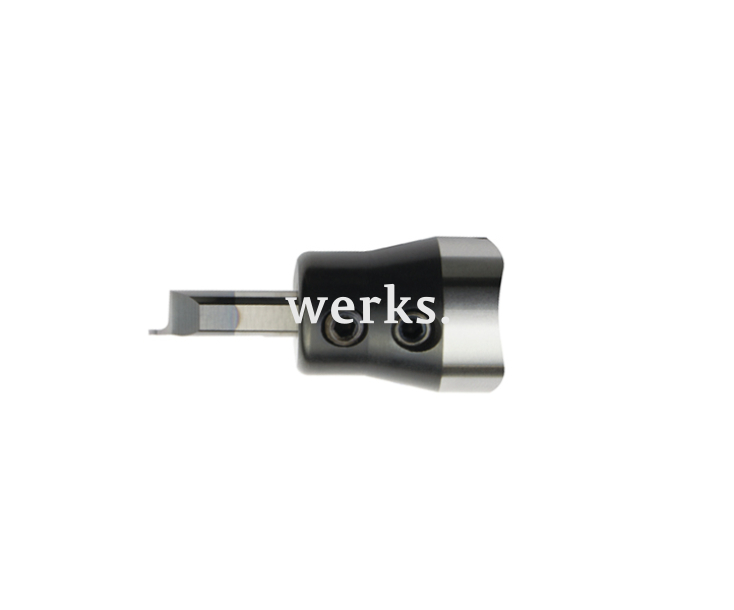 Мини-резец твердосплавный канавочный торцевой 8x15x50 мм, R 0,1, W 1 UMIC 2070926010