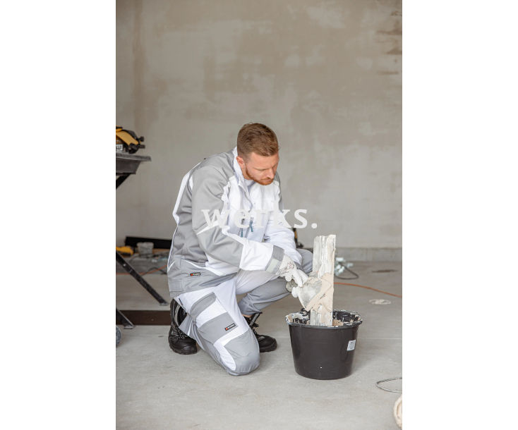 Брюки Brodeks KS302 белый/серый (56)