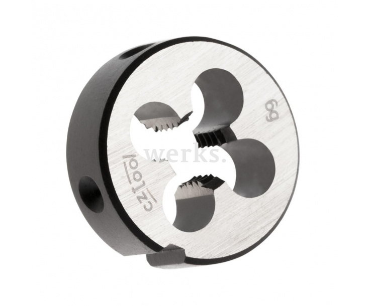 Плашка М6х0,5 115CrV3 DIN EN 22568 6g 20х7мм Bucovice Tools 210062