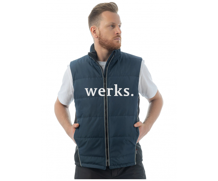 Жилет утепленный Brodeks KW101 синий/черный (M)